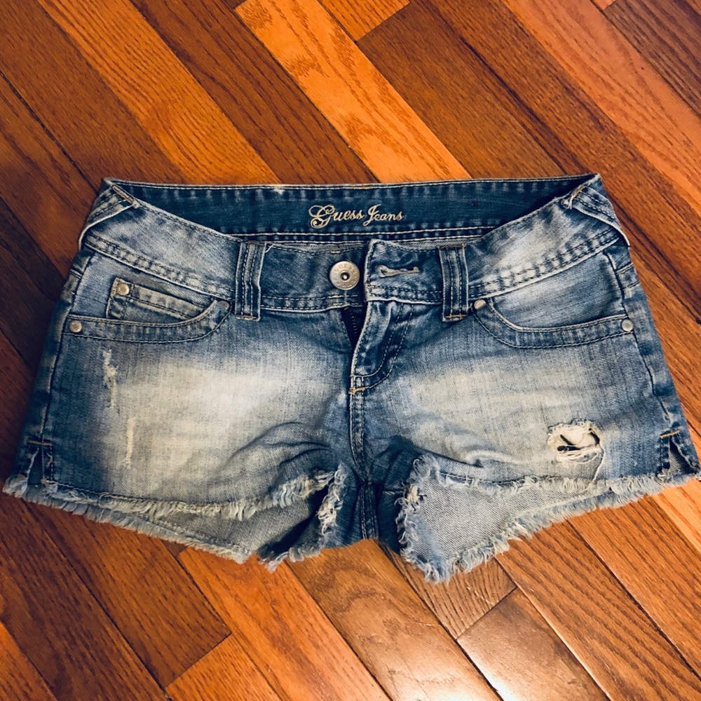 Denim shorts